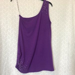Guess one shoulder top large